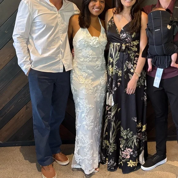 🖤Lulus Floral Black Maxi Dress - Picture 2 of 2